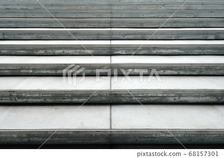 Inorganic stairs made of concrete [No person] 68157301