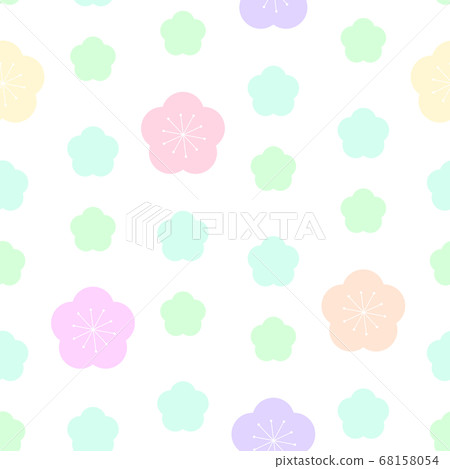 Pastel plum seamless pattern 3 Pastel plum seamless pattern 3 68158054