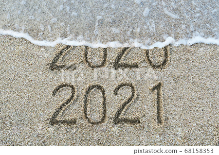 Numerical data for the 2021 new year calendar 68158353