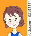 性格開朗的女孩 68158384