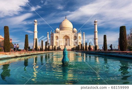 Taj Mahal, famous place of visit in India, Uttar Pradesh, Agra 68159999