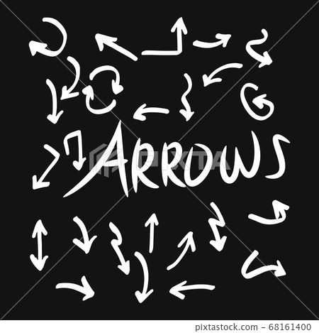 set of hand drawn arrows .Vector doodle design elements. Illustration on white background.for business infographic, banner, web and concept design. set of hand drawn arrows .Vector doodle design elements. Illustration on white background.for business infographic, banner, web and concept design. 68161400