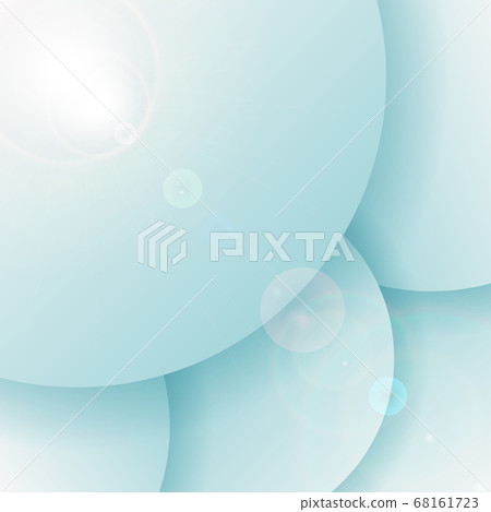 Abstract 3D blue circles overlapping layer Abstract 3D blue circles overlapping layer 68161723