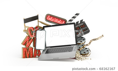 Online theatre cinema had light concept nave lets Online theatre cinema had light concept nave lets 68162167
