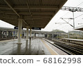 High-speed rail platform scenery along the line 68162998