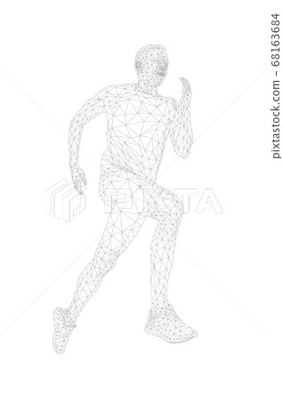 man runner athlete run man runner athlete run 68163684