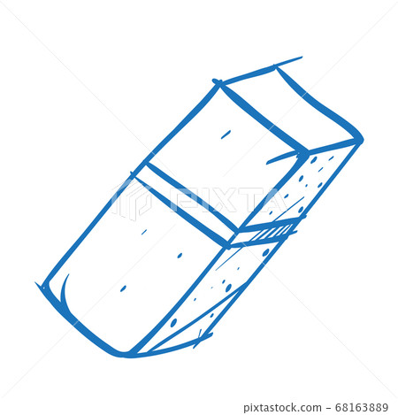 The parallelepiped is divided into two parts of blue and red. 68163889