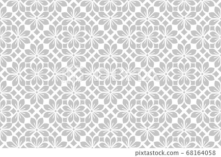 Flower geometric pattern. Seamless vector - Stock Illustration ...
