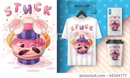 Bear stuck in a jug - poster and merchandising. Bear stuck in a jug - poster and merchandising. 68164777