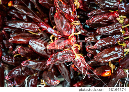Dried Espelette peppers Dried Espelette peppers 68164874