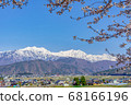 [長野縣]北雪阿爾卑斯山和櫻花大町市 68166196