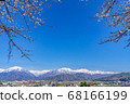 [長野縣]北雪阿爾卑斯山和櫻花大町市 68166199