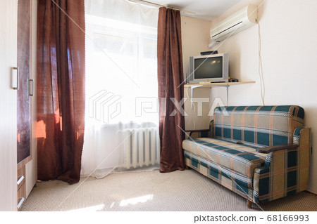 Interior of an economy room in a budget hotel 68166993