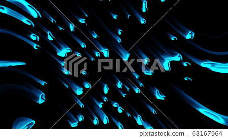 Many abstract comets fall at high speed, 3d rendering. Virtual asteroid rain, computer generated background Many abstract comets fall at high speed, 3d rendering. Virtual asteroid rain, computer generated background 68167964