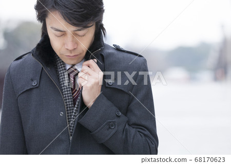 Cold businessman Cold businessman 68170623