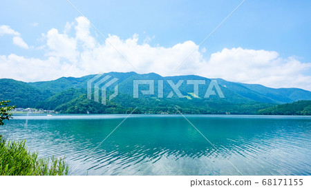 Shinshu: Aoki Lake in summer Shinshu: Aoki Lake in summer 68171155