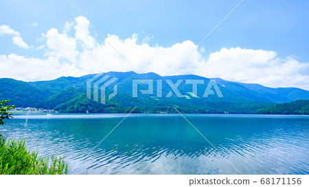 Shinshu: Aoki Lake in summer Shinshu: Aoki Lake in summer 68171156