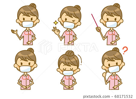 Medical cute female guide mask Medical cute female guide mask 68171532