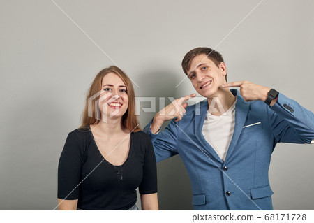 Hand pointer with forefinger pointing at itself. Index finger to show direction Hand pointer with forefinger pointing at itself. Index finger to show direction 68171728