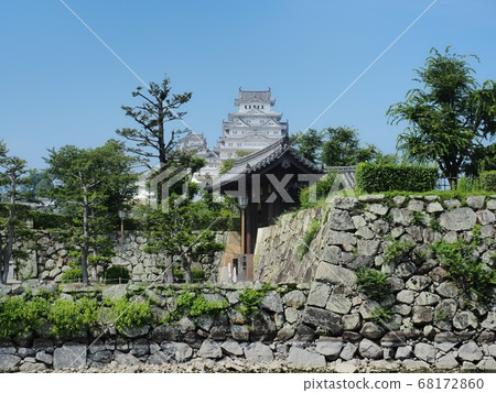 大手門和姬路城世界遺產國寶姬路城 大手門和姬路城世界遺產國寶姬路城 68172860