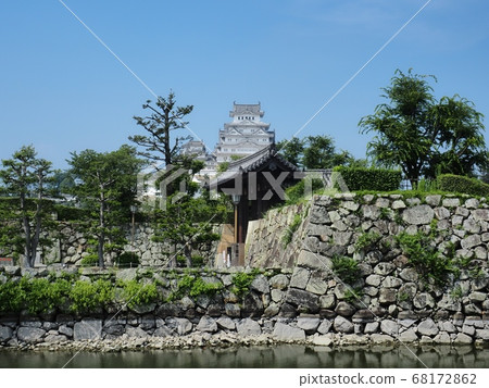 大手門和姬路城世界遺產國寶姬路城 大手門和姬路城世界遺產國寶姬路城 68172862