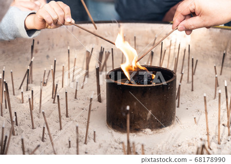 <Nara> Tokoji Temple's Tokoro Furnace / Purification / Incense / Tourist Attractions / 68178990