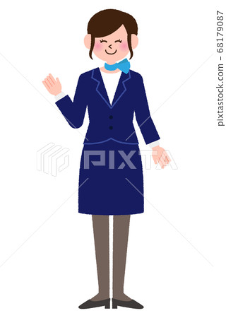 Woman in a pose 68179087