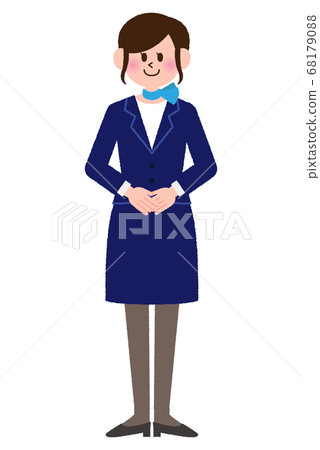 Woman in a pose 68179088