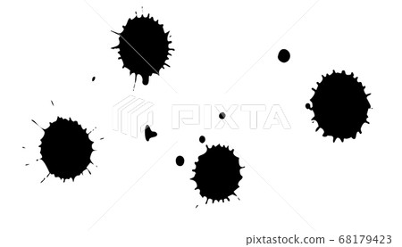 Black ink splashes. Royalty high-quality free best stock photo image of black blots and ink splashes isolated on white background. Grunge splatter, paint splash, liquid stains, abstract ink drops Black ink splashes. Royalty high-quality free best stock photo image of black blots and ink splashes isolated on white background. Grunge splatter, paint splash, liquid stains, abstract ink drops 68179423