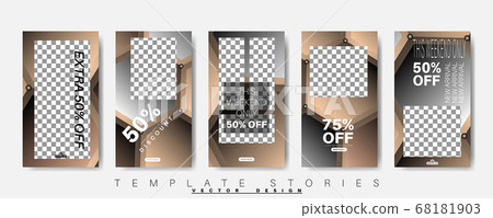 Editable Story background template. Vector Design Editable Story background template. Vector Design 68181903