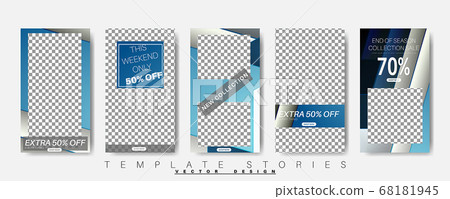 Editable Story background template. Vector Modern Editable Story background template. Vector Modern 68181945