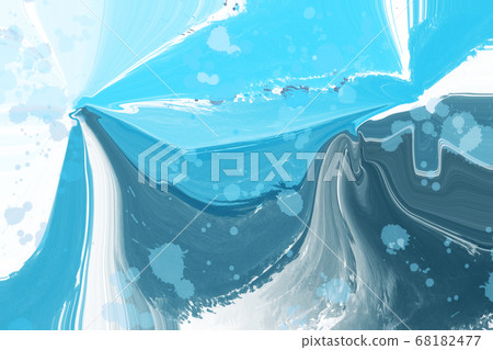 Abstract and creative paint illustration for backround with blue and white colors Abstract and creative paint illustration for backround with blue and white colors 68182477