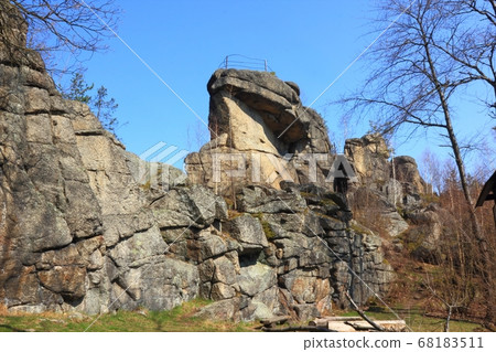 Bobrowe Skaly in Jizera Mountains 68183511