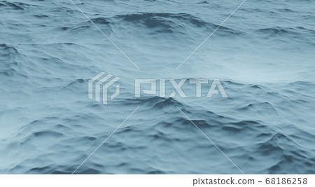 3D illustration aerial view with blue ocean wave background Abstract sea wave, sea movement Water surface 3D illustration aerial view with blue ocean wave background Abstract sea wave, sea movement Water surface 68186258
