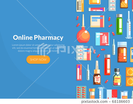 Online Pharmacy Landing Page Template, Drugstore, Pharmacy Online Web Page, Mobile App, Homepage Vector Illustration Online Pharmacy Landing Page Template, Drugstore, Pharmacy Online Web Page, Mobile App, Homepage Vector Illustration 68186603