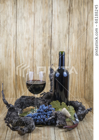 grapes, grapes, wine glass and bottle grapes, grapes, wine glass and bottle 68188245