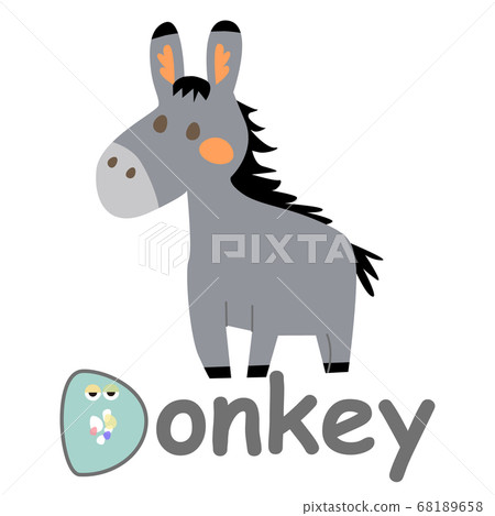 Alphabet card D 68189658