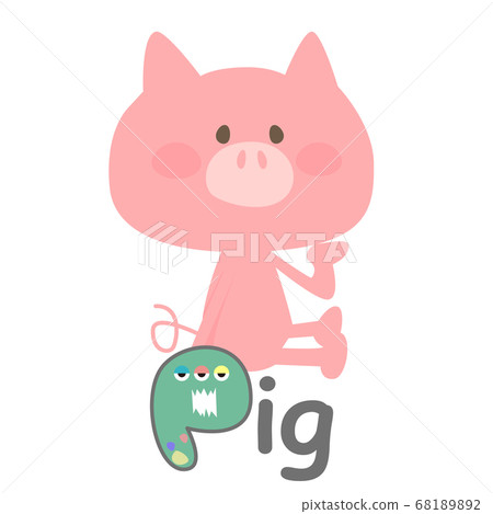 Alphabet card P 68189892