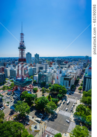 Sapporo TV Tower Urban Landscape Olympic Marathon 68190098