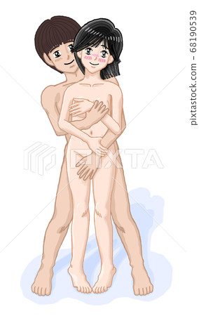 Yuki hugging young men and women illustration 32 Yuki hugging young men and women illustration 32 68190539