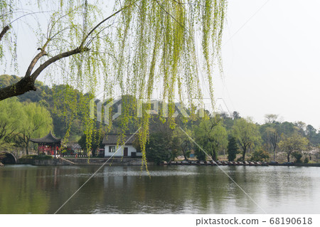 中國東湖的景色 68190618