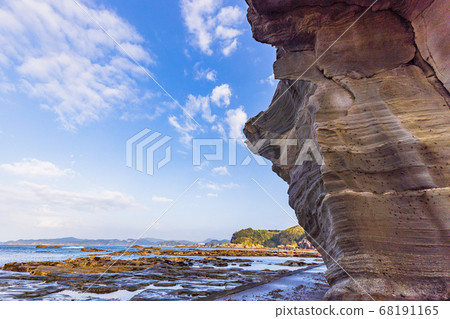 (Shizuoka) Ebisujima ancient geological formations in the Izu Peninsula Geopark (Shizuoka) Ebisujima ancient geological formations in the Izu Peninsula Geopark 68191165