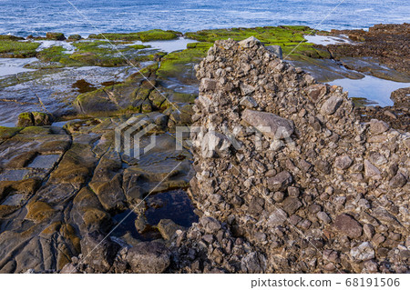 (Shizuoka Prefecture) Senjojiki, submarine debris flow, Ebisu Island, Izu Peninsula Geopark 68191506