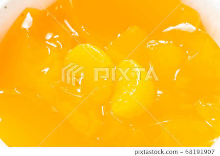 Fruit jelly and mandarin oranges. Fruit jelly and mandarin oranges. 68191907