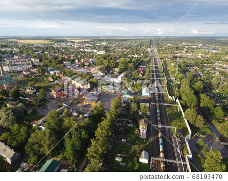 Volosovo, Leningrad Region, Russia. Aerial photo Volosovo, Leningrad Region, Russia. Aerial photo 68193470