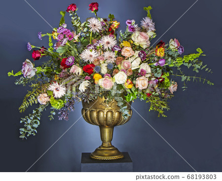 A Beautiful large flower bouquet with a lot of A Beautiful large flower bouquet with a lot of 68193803