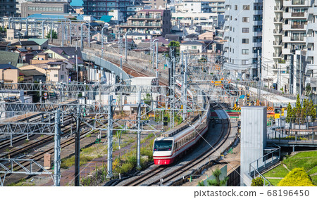 日本東京城市景觀東武伊勢崎線等 68196450
