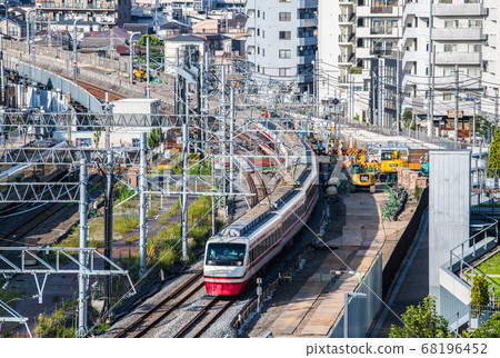 日本東京城市景觀東武伊勢崎線等 日本東京城市景觀東武伊勢崎線等 68196452