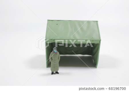 a mini figure of Plastic toy soldier on board a mini figure of Plastic toy soldier on board 68196700