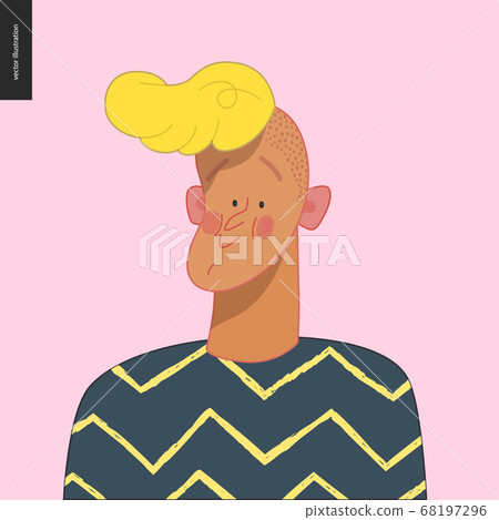 Bright characters portraits 68197296